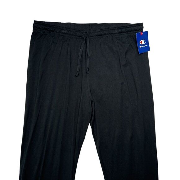 Champion Sweatpants Women's‎ Size XL Black Authentic Lightweight Jersey Comfy - Picture 3 of 11